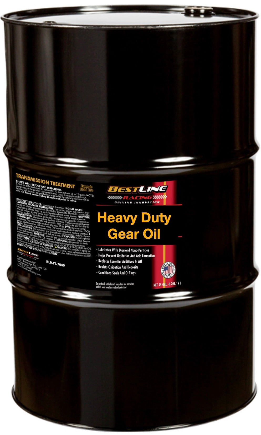75W-90 Synthetic Blend Gear Oil with Diamond Nano lube - 55-Gallon Drum - Commercial Use Only